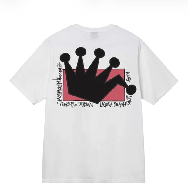 스투시 Lb 크라운 반팔티셔츠 Stussy Lb Crown T-Shirt