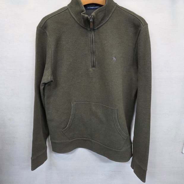 폴로랄프로렌 하프집업 니트 긴팔 sp 카키 