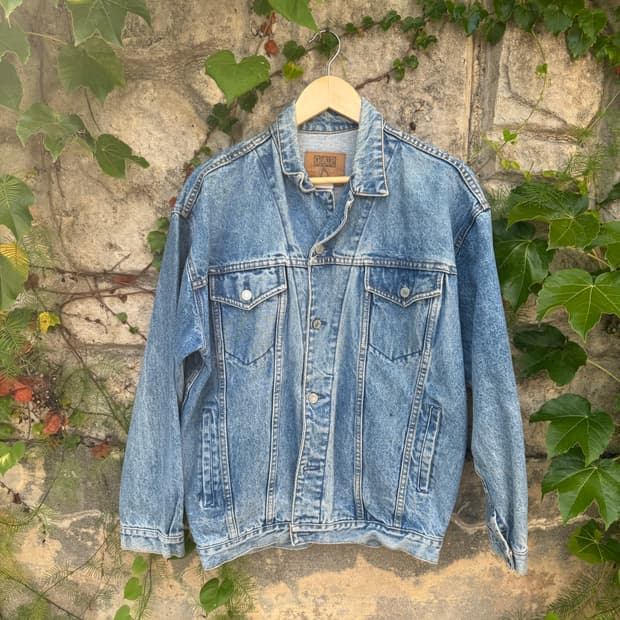 90s old gap 올드 갭 3rd 페이딩 데님 트러커 자켓