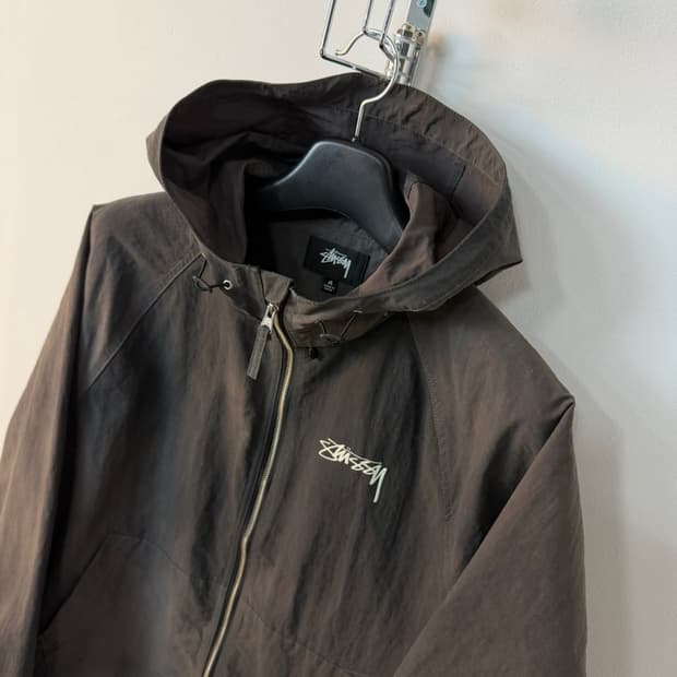 스투시 웨이브 다이 비치 쉘 자켓 