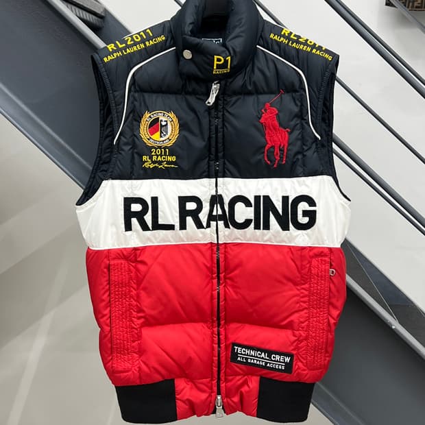 폴로랄프로렌 빅포니 레이싱 패딩 베스트