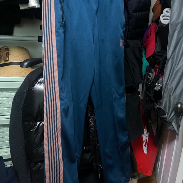 니들스 트랙팬츠 틸그린 스트레이트 s