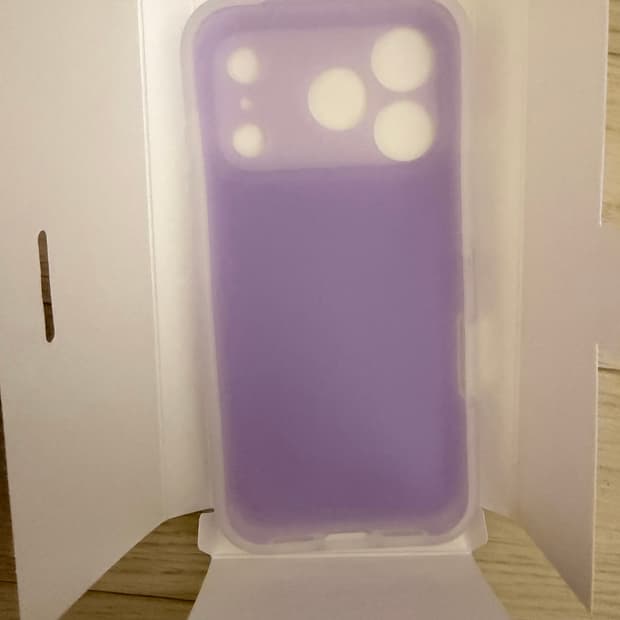Plastic Ark 아이폰 케이스 라벤더 새제품