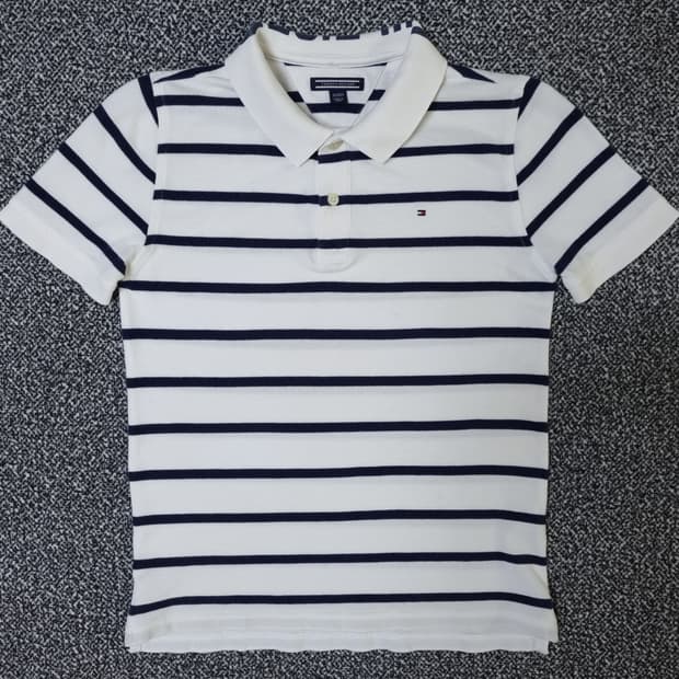 [무료배송][150]타미힐피거 키즈 피케 반팔티 카라티