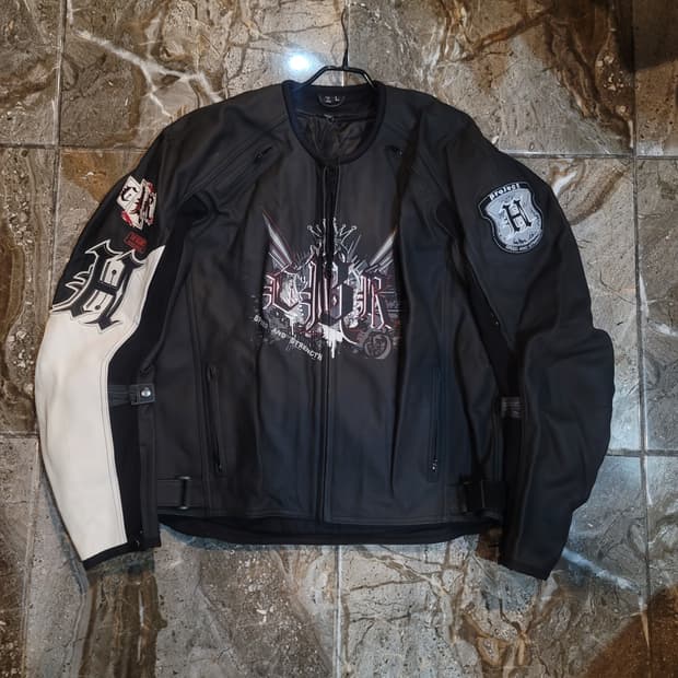 혼다 가죽 모터사이클 재킷 프로젝트 H CBR 레이서