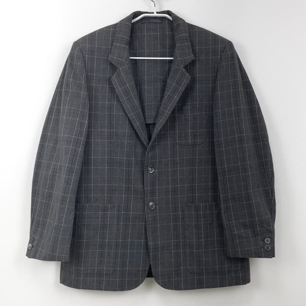 아쿠아스큐텀 글렌체크 블레이저 자켓 