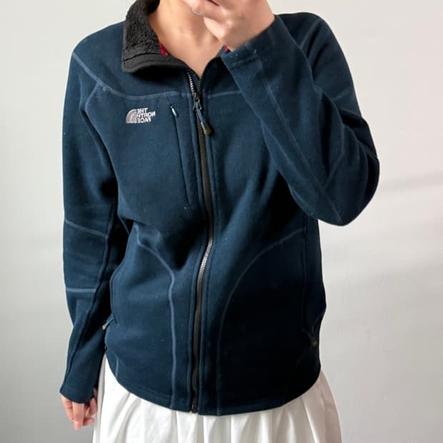 [L] 노스페이스 블루 플리스 집업