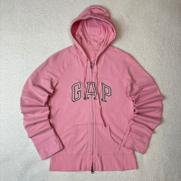 갭 GAP 스펠로고 투웨이 후드 집업 A1636