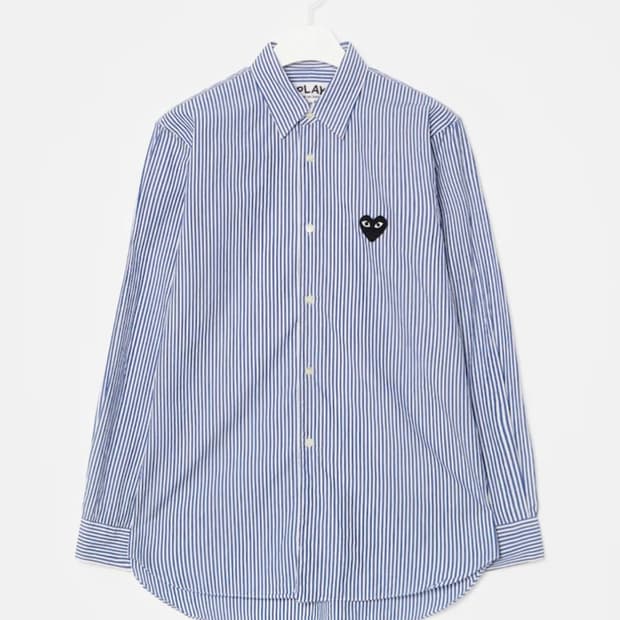 꼼데가르송 스트라이프 셔츠