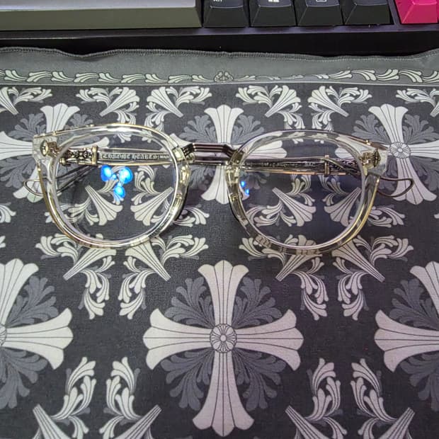 크롬하츠 SAC 삭 클리어 실버 안경