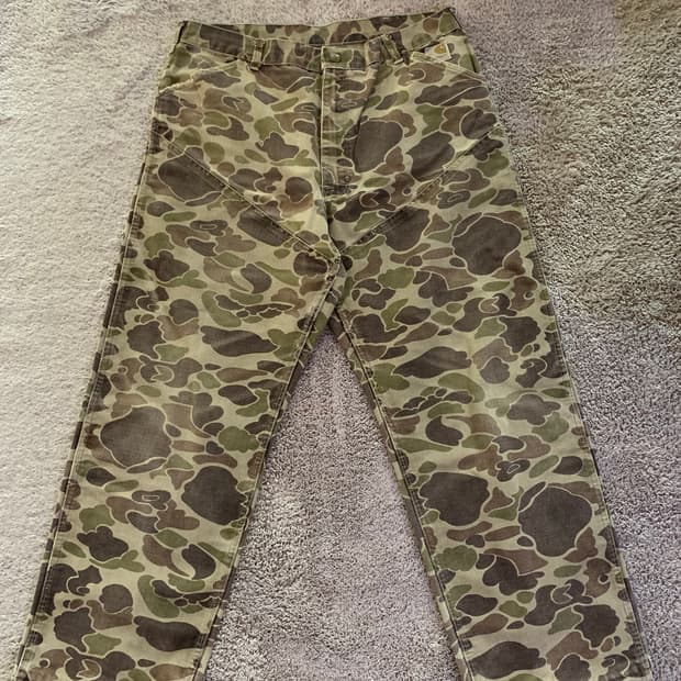 made in usa 70s carhartt camo 칼하트 카모 팬츠