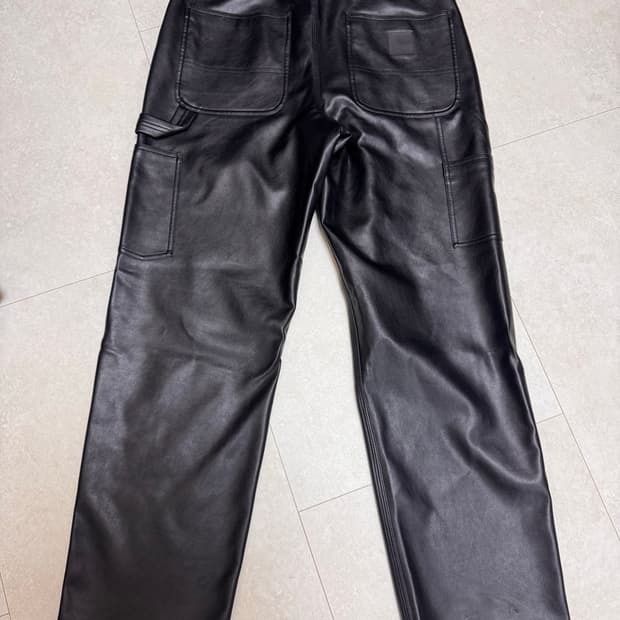 칼하트 싱글니 레더팬츠 m