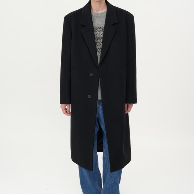 인사일런스 / 캐시미어 울 싱글코트