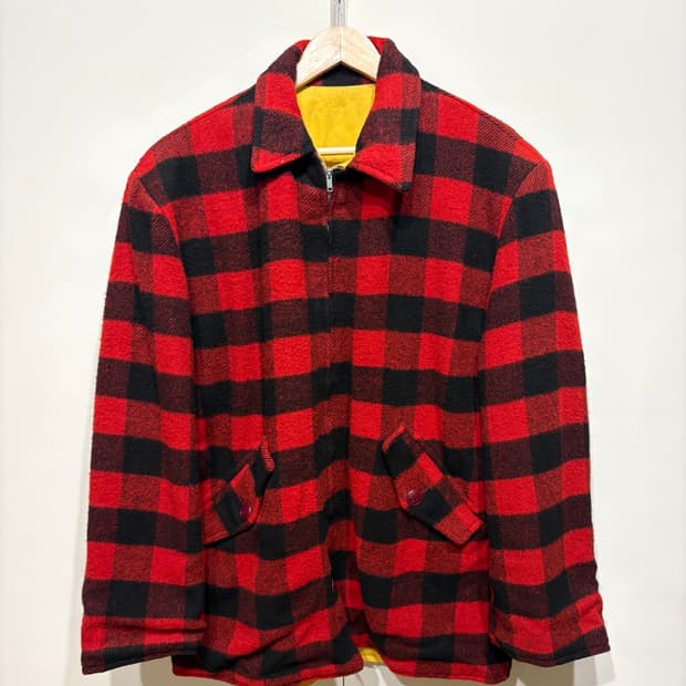 70's 빈티지 리버시블 울 자켓