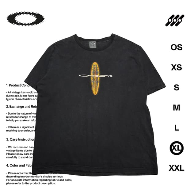 오클리 소프트웨어 XL사이즈 티셔츠