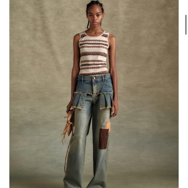 앤더슨벨 플리츠 팬츠