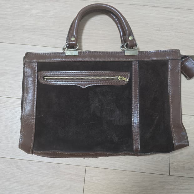 80s 빈티지 스웨이드 미니 핸드백