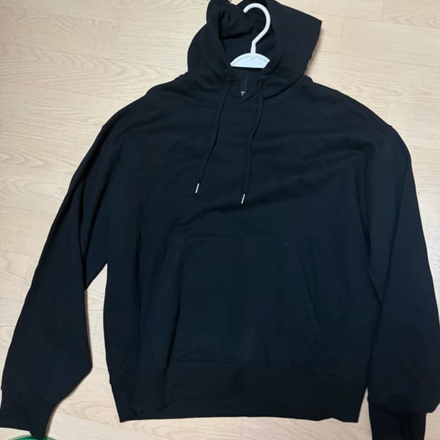 [무신사 스탠다드] 엑스트라 오버사이즈 후디드 스웨트셔츠 -블랙