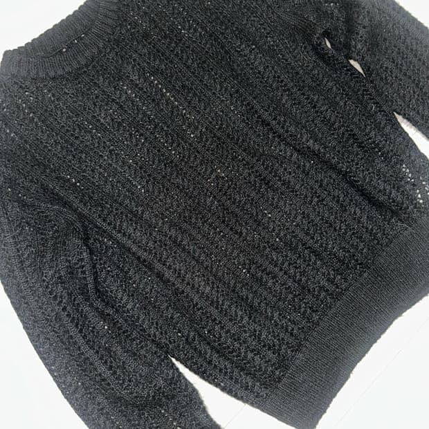 유스 블랙 니트
