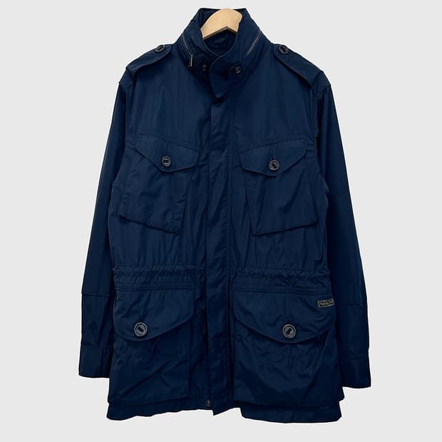 폴로 랄프로렌 유틸리티 필드 자켓 야상 점퍼 바람막이 네이비 남성 M