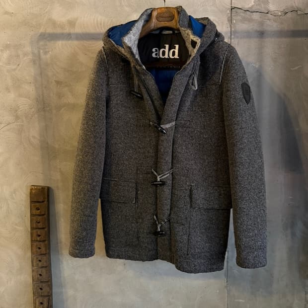 add 펠트울 다운 더플 코트 100