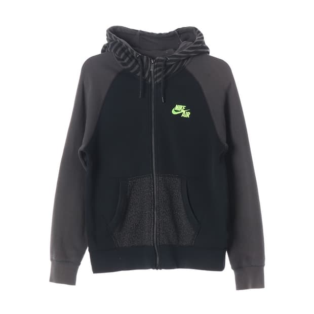 나이키 에어 배색 후드 집업 M