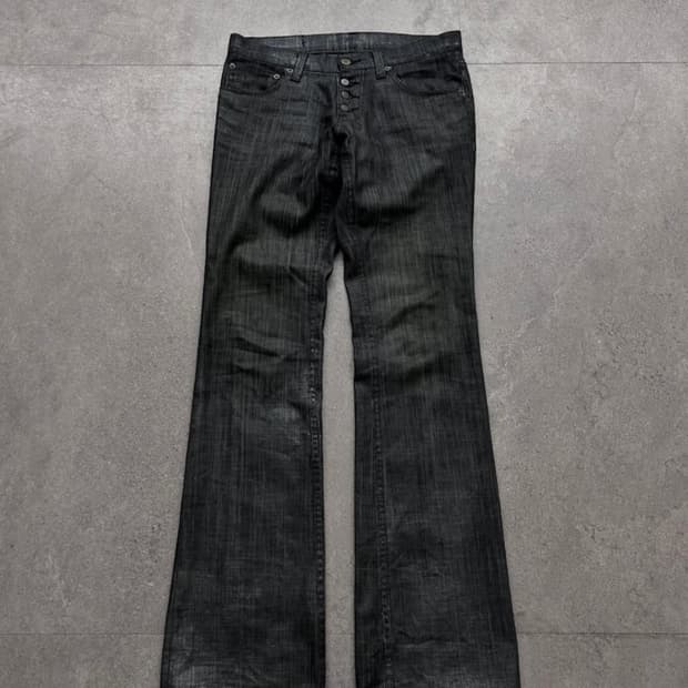 Tornado Mart Wax Coated Denim Pants