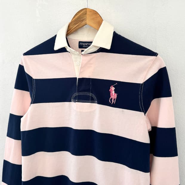 폴로 핑크포니 럭비티