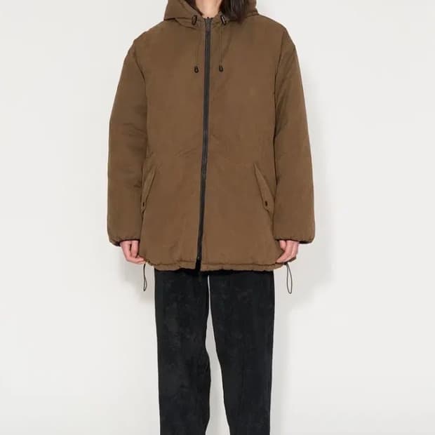 아워레가시 빈트로스펙 파카 올리브 왁스 네오 나일론 48 사이즈