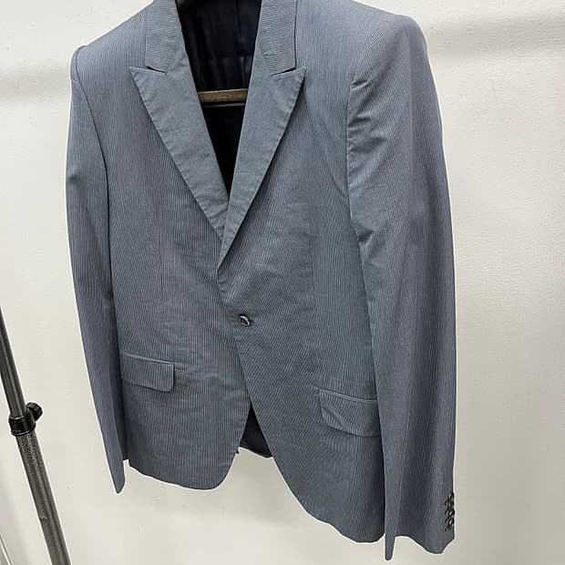 100-105) 알렉산더맥퀸 피크드 코튼자켓 