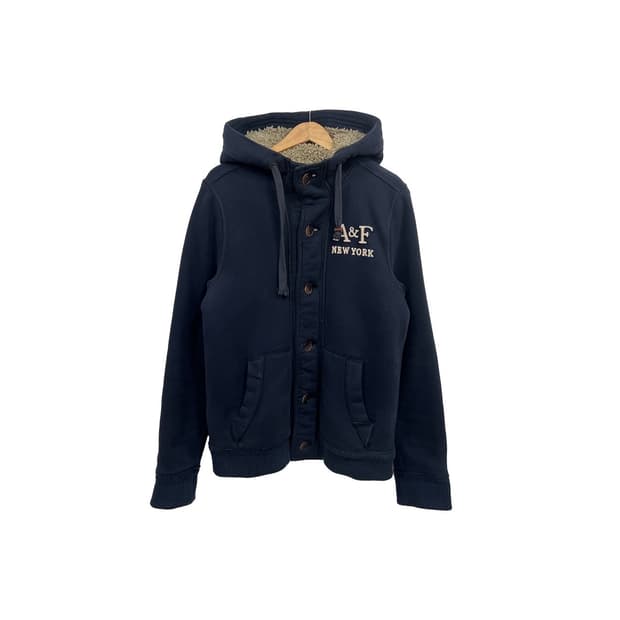 아베크롬비 네이비 Y2K 풀 후드집업
