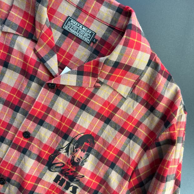 Hysteric glamour plaid shirts