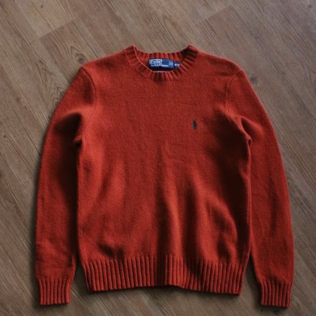폴로 울 니트