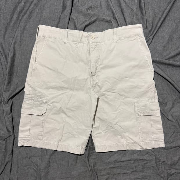 Relaxed Fit Ripstop Cargo Shorts