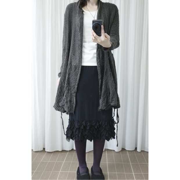 Federico grey cardigan