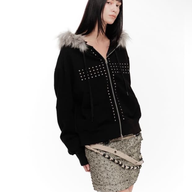 새상품)2000아카이브 후드집업