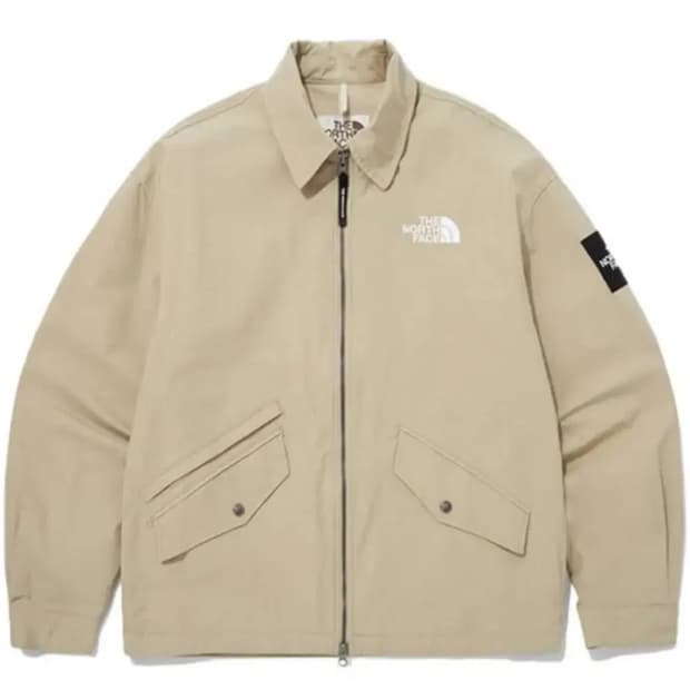 노스페이스 닐턴 칼라 블루종 베이지 90