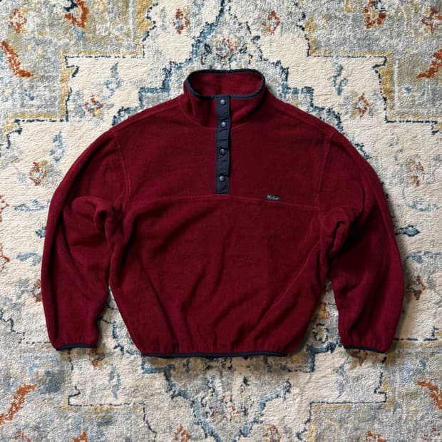 90’s Usa 울리치 스냅 풀오버 플리스