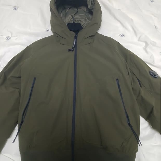 CP컴퍼니 렌즈 와펜 후드 패딩 (카키) | 상태 최상  CP COMPA