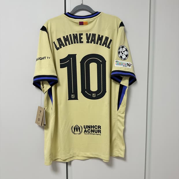 25-26 바르셀로나 어웨이 XL 라민 야말 판매