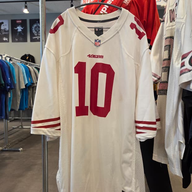 [3XL] Nike NFL 샌프란시스코 49ers 가로폴로 홈 저지