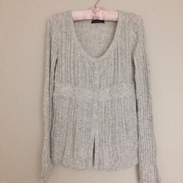 브랜디멜빌 니키 가디건 니트 그레이