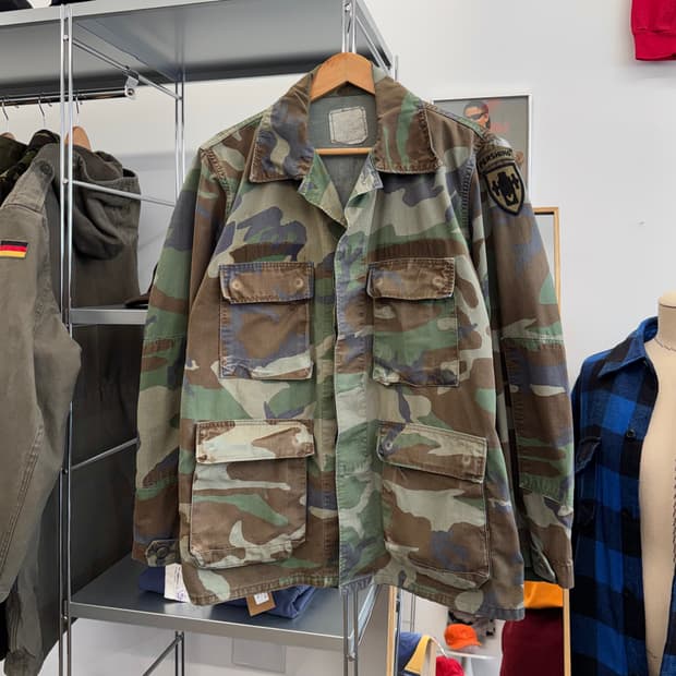 US Army 미군 우드랜드 카모 셔츠 자켓 (L)  