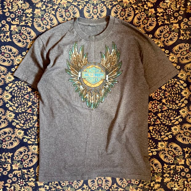 00s 할리데이비슨 재팬 빈티지 티셔츠