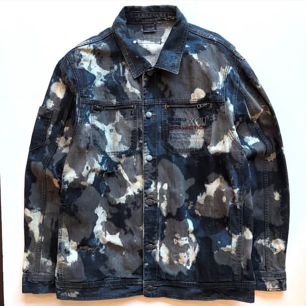 후부 타이다이 워시드 데님자켓