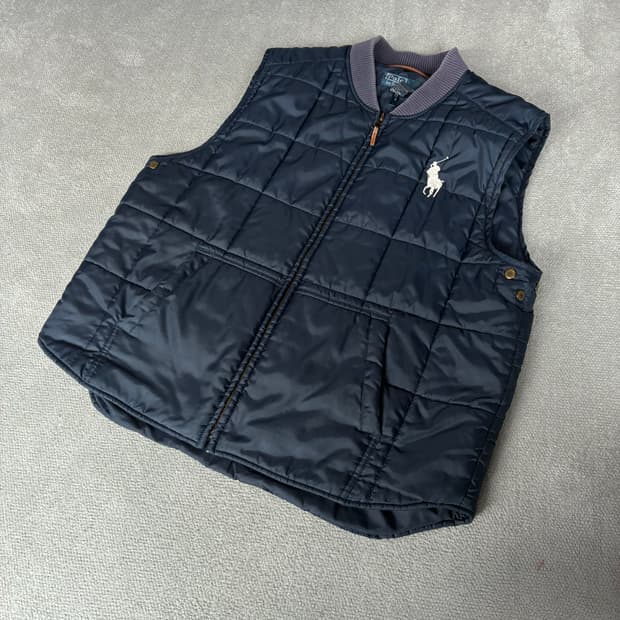 폴로 랄프로렌 네이비 퀄팅 