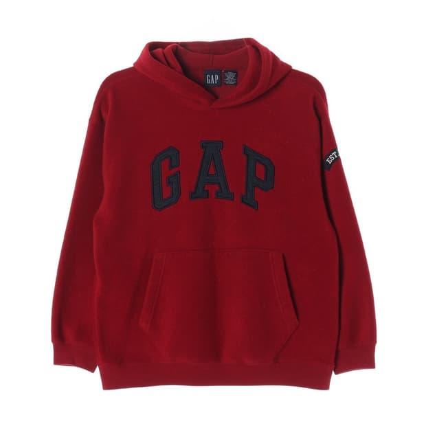 GAP 레드 플리스 로고 후드티 XXL