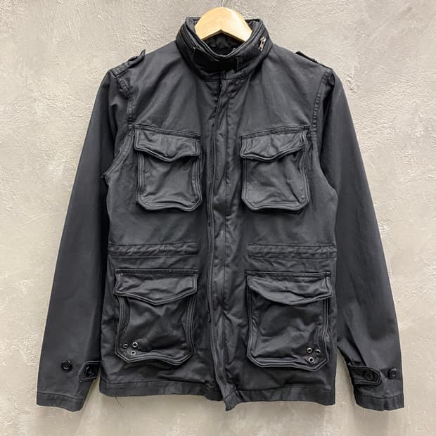 [2] Beams Plus 빔즈 플러스 블랙 코팅 필드자켓