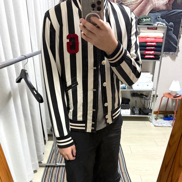 와코마리아 스트라이프 자켓