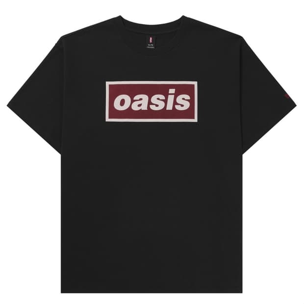 오아시스 oasis x 리바이스 반팔 티셔츠
